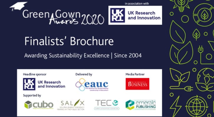 Green Gown Award 2020 Finalists' Brochure